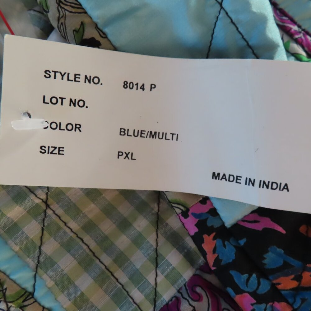 NWT Allure Reversible Colorful Patchwork Jacket P… - image 7